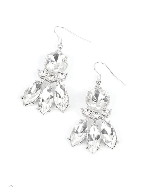 To Have and to SPARKLE ~ White Earrings