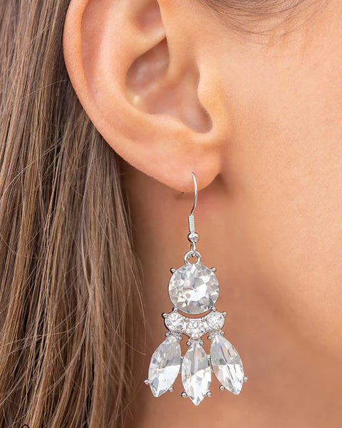 To Have and to SPARKLE ~ White Earrings