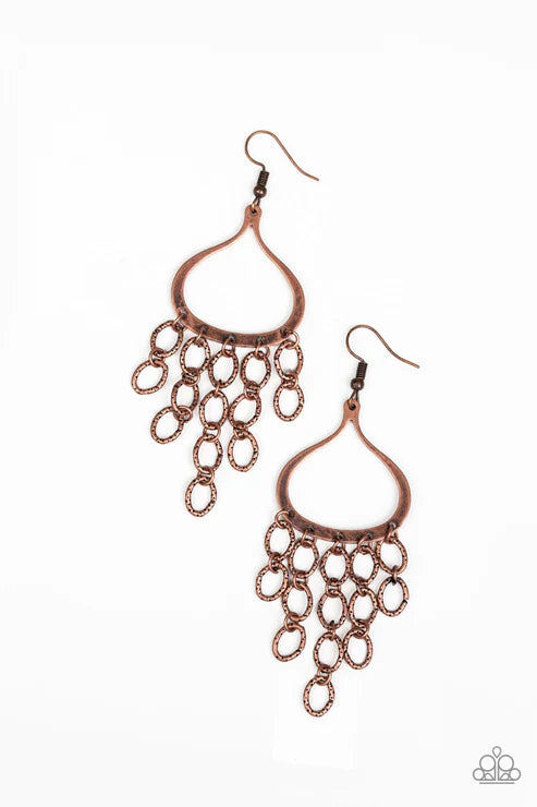 Total Net Revenue ~ Copper Earrings