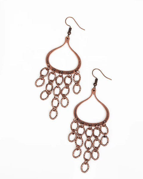 Total Net Revenue ~ Copper Earrings