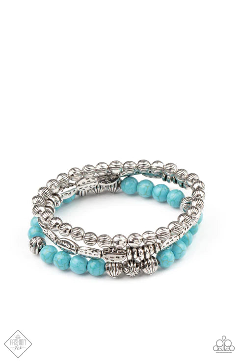 Trail Mix Mecca ~ Blue Bracelet