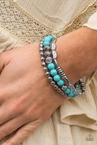 Trail Mix Mecca ~ Blue Bracelet