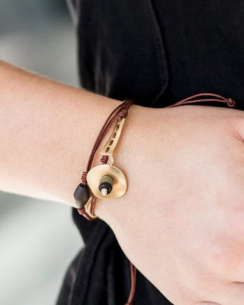 Trail Trek ~ Brown Bracelet