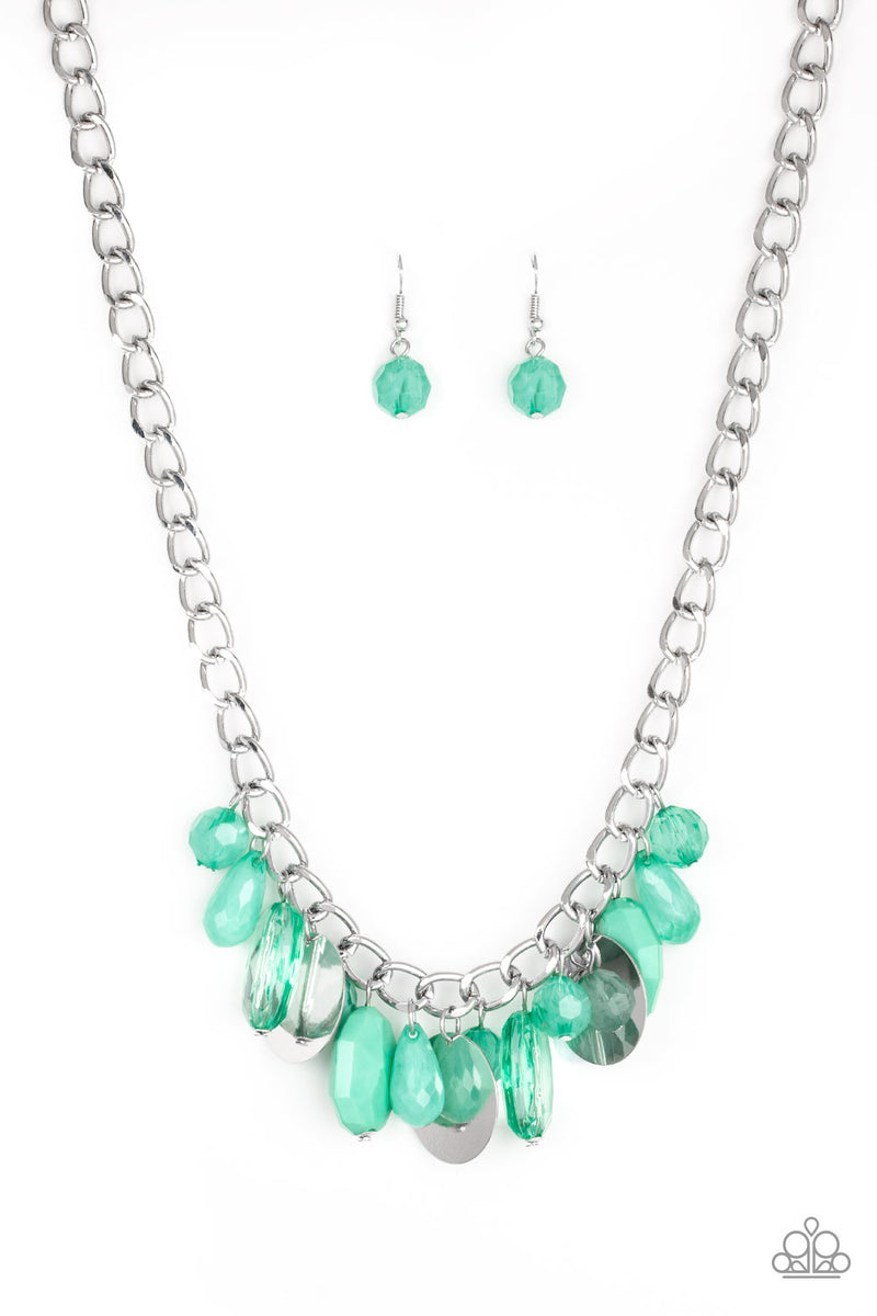 Treasure Shore ~ Green Necklace