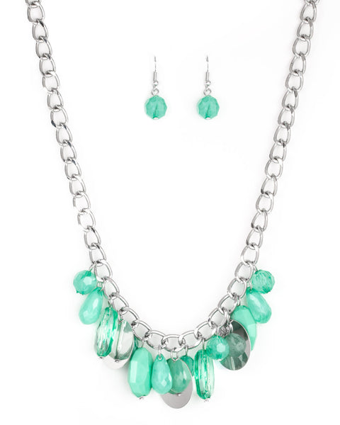 Treasure Shore ~ Green Necklace