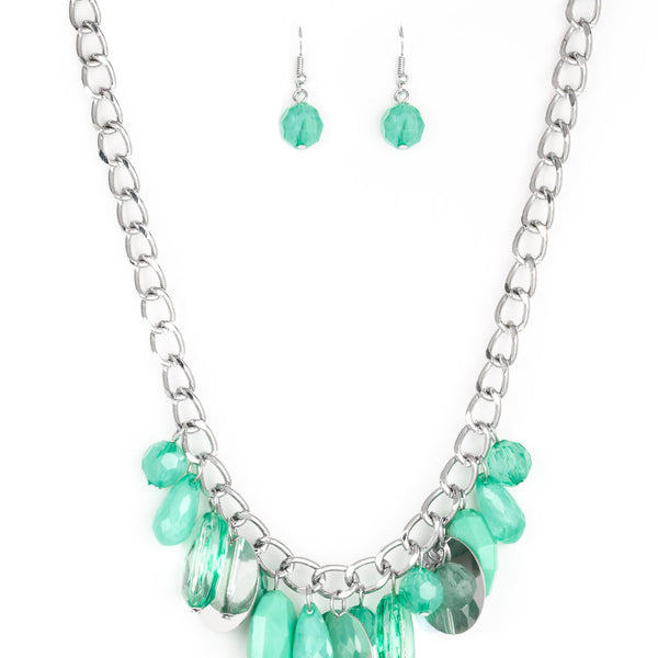 Treasure Shore ~ Green Necklace