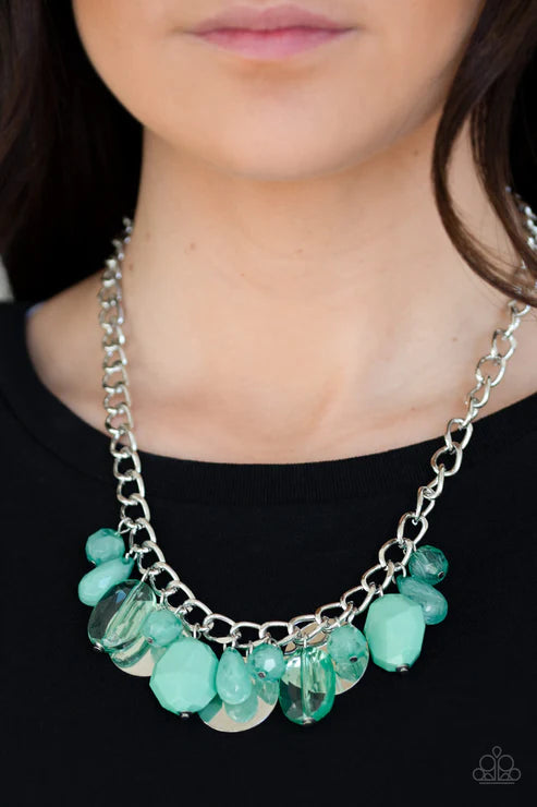 Treasure Shore ~ Green Necklace