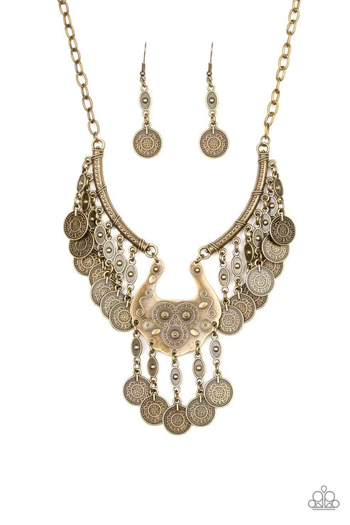 Treasure Temptress ~ Brass Necklace