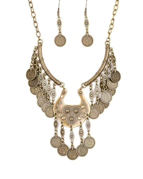 Treasure Temptress ~ Brass Necklace