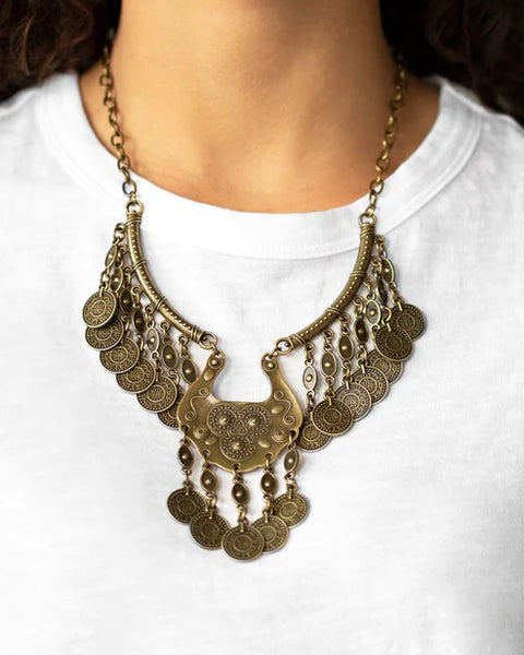 Treasure Temptress ~ Brass Necklace