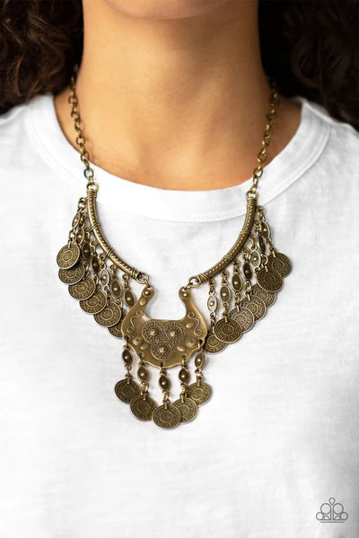 Treasure Temptress ~ Brass Necklace