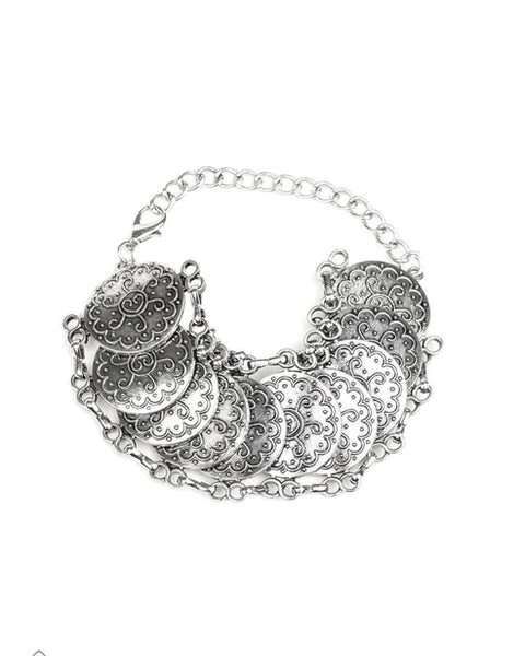 Tribal Treasure Trove ~ Silver Bracelet