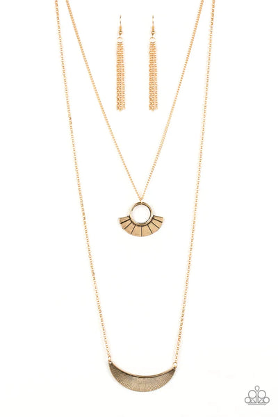 Tribal Trek ~ Gold Necklace