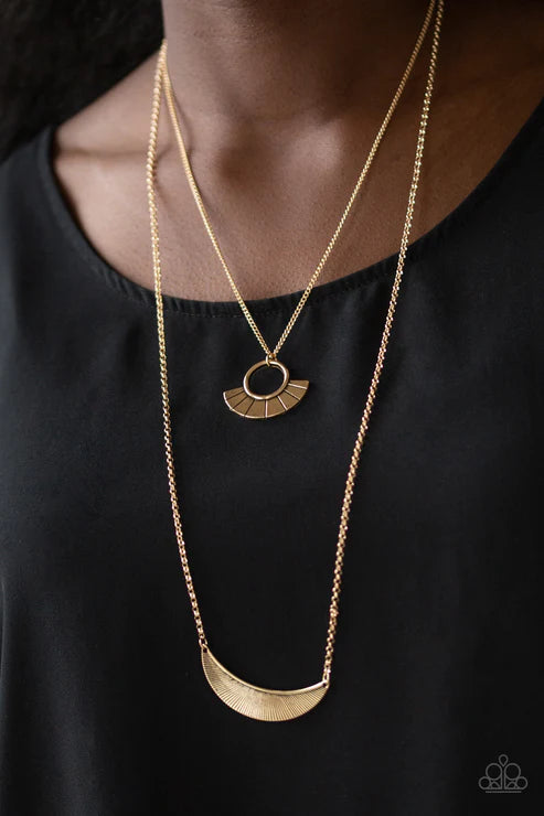 Tribal Trek ~ Gold Necklace