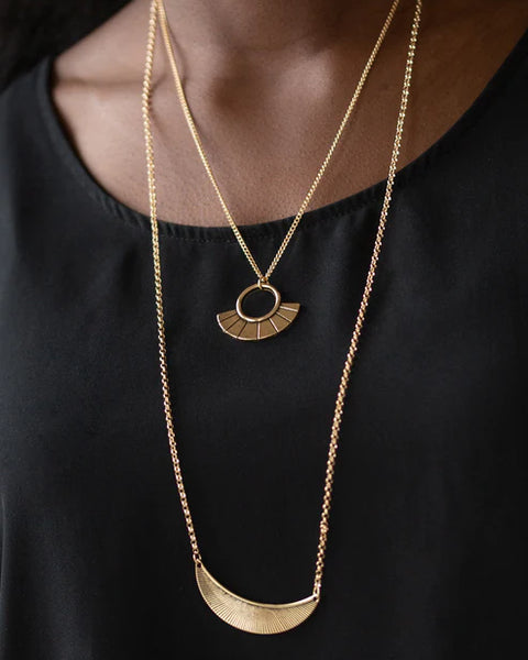 Tribal Trek ~ Gold Necklace