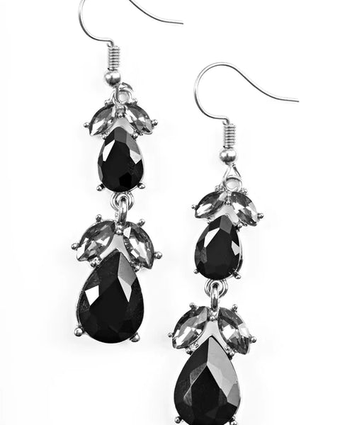 Trophy Hall ~ Black Earrings