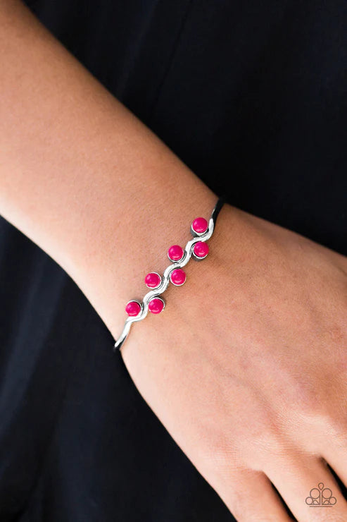 Tropical Tides ~ Pink Bracelet