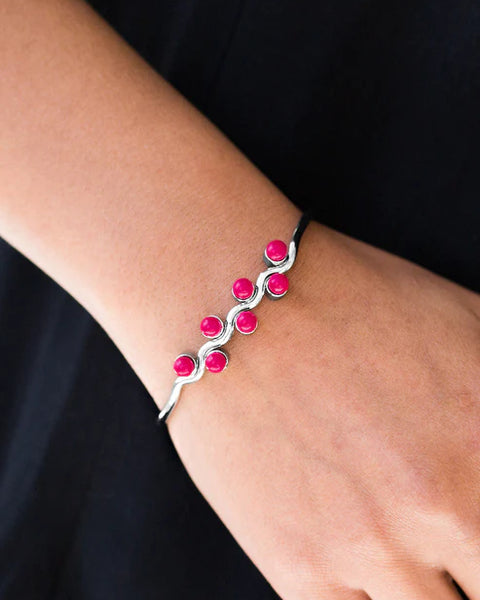 Tropical Tides ~ Pink Bracelet