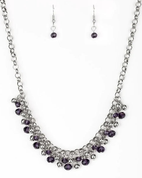 Trust Fund Baby ~ Purple Necklace