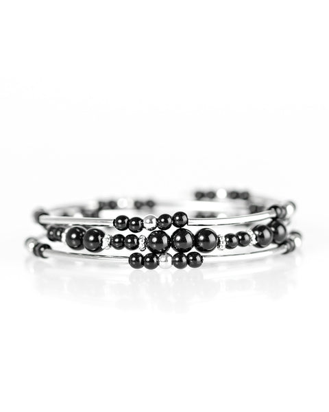 Twisting Tranquility ~ Black Bracelet