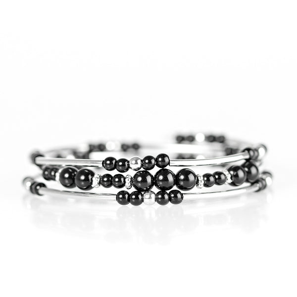 Twisting Tranquility ~ Black Bracelet