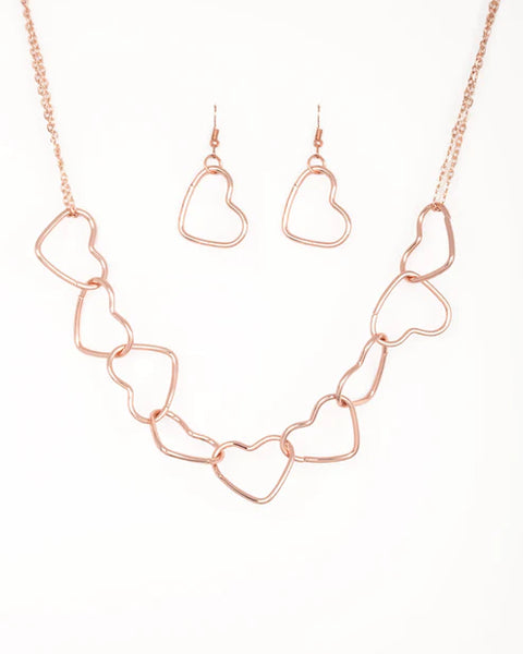 Unbreak My Heart ~ Rose Gold Necklace