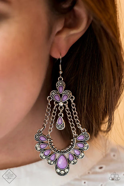 Unique Chic ~ Purple Earrings