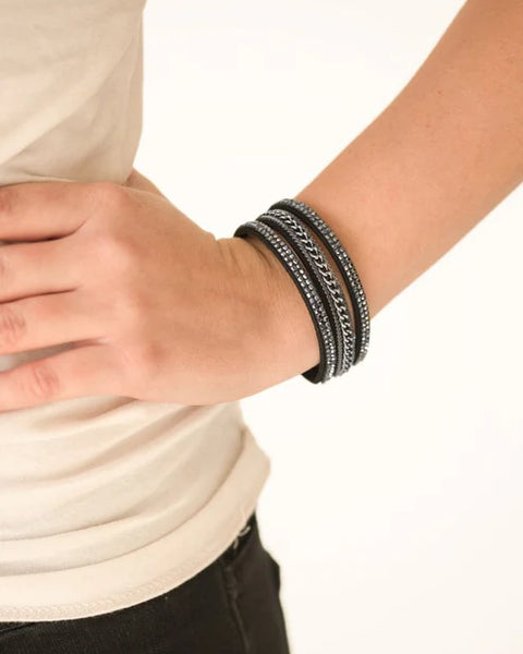 Unstoppable ~ Black Urban Bracelet