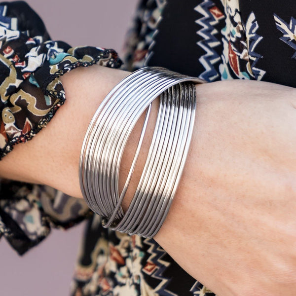 Urban Glam ~ Silver Bracelet