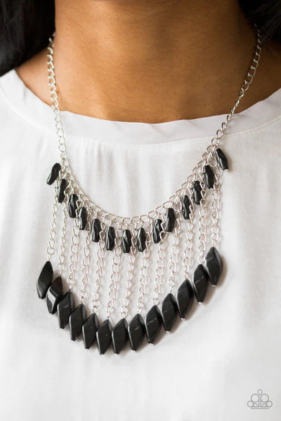 Venturous Vibes ~ Black Necklace