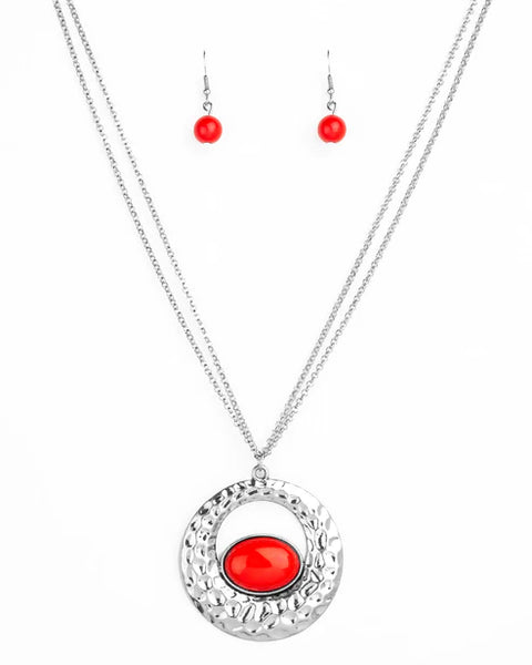 Viva Vivacious ~ Red Necklace