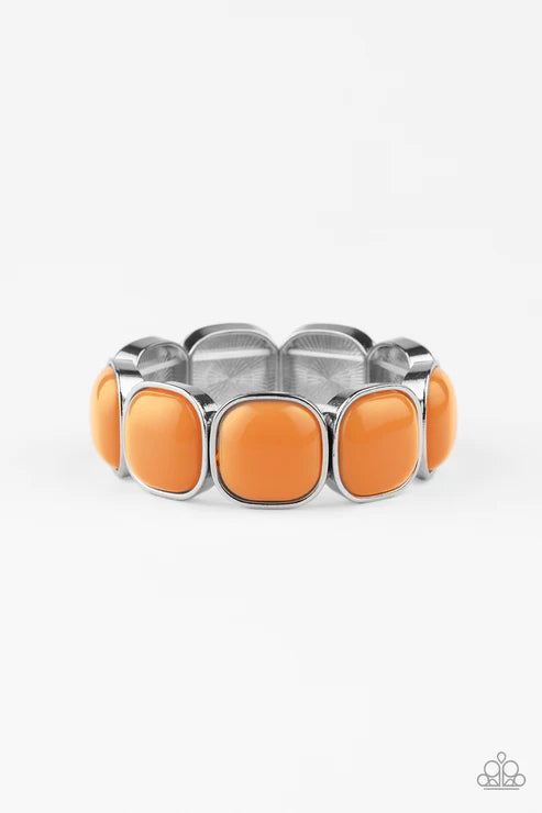 Vivacious Volume ~ Orange Bracelet