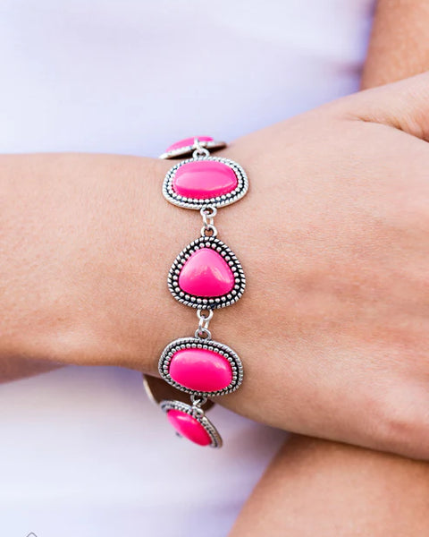 Vividly Vixen ~ Pink Bracelet