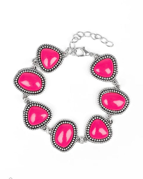 Vividly Vixen ~ Pink Bracelet