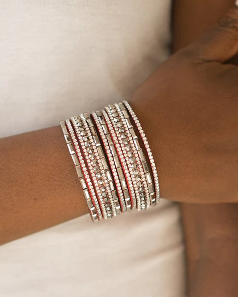 Wham Bam Glam ~ Red Bracelet