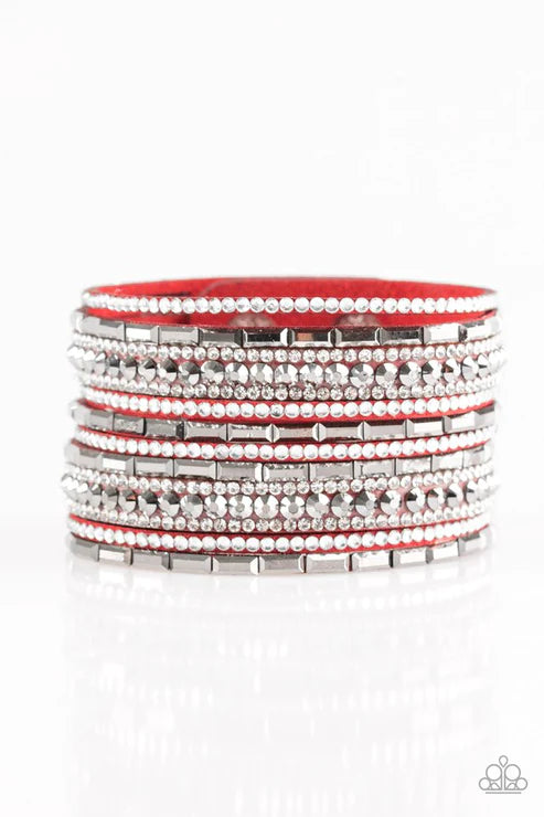 Wham Bam Glam ~ Red Bracelet