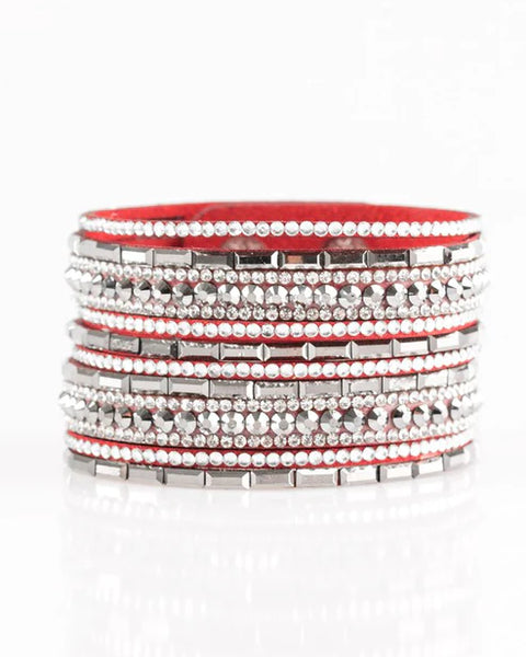 Wham Bam Glam ~ Red Bracelet