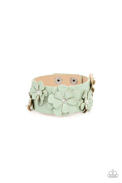 What Do You Pro-Posies ~ Green Bracelet