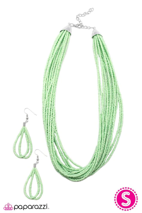 Wide Open Spaces ~ Green Necklace