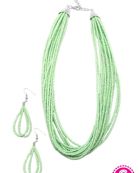 Wide Open Spaces ~ Green Necklace