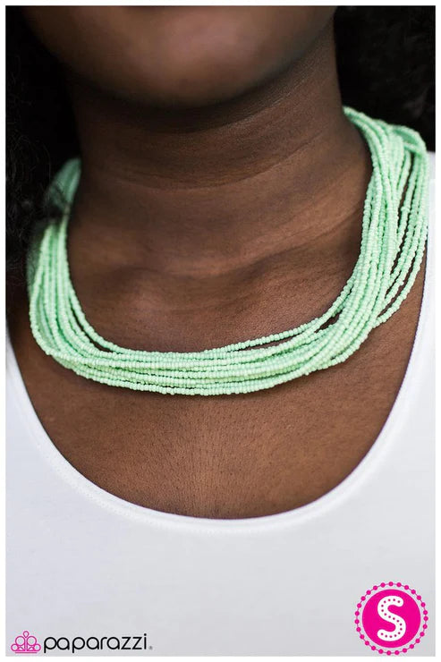 Wide Open Spaces ~ Green Necklace