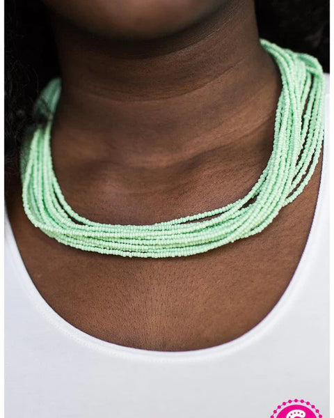 Wide Open Spaces ~ Green Necklace