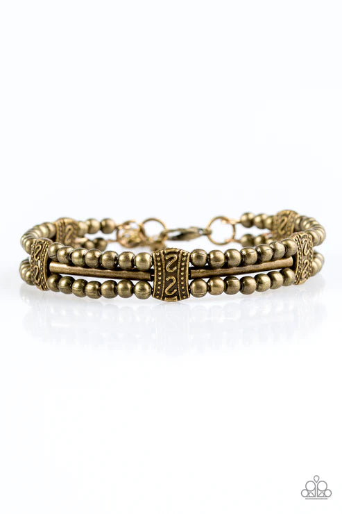 Wild Shine ~ Brass Bracelet