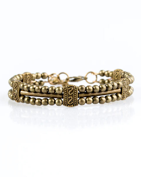 Wild Shine ~ Brass Bracelet