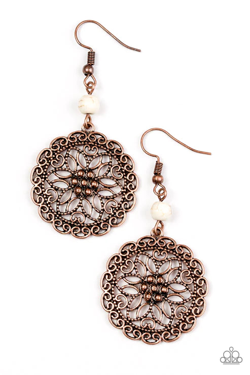 Wildflower Way ~ Copper Earrings