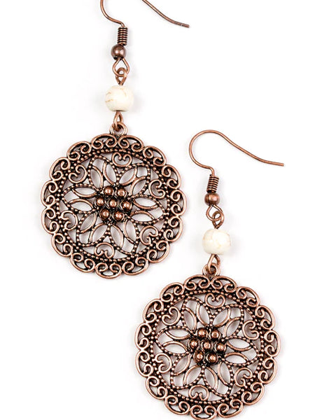 Wildflower Way ~ Copper Earrings