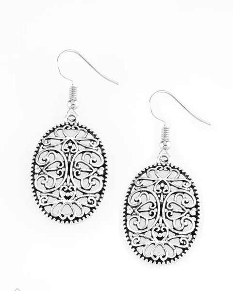 Wistfully Whimsical ~ Silver Earrings