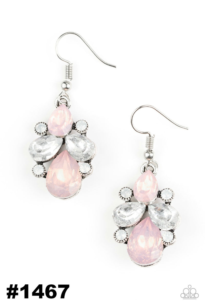 Wonderland Waltz ~ Pink Earrings