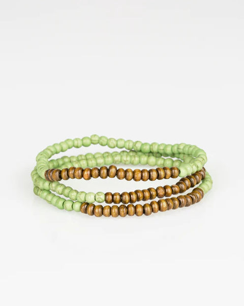 Woodland Wanderer ~ Green Bracelet