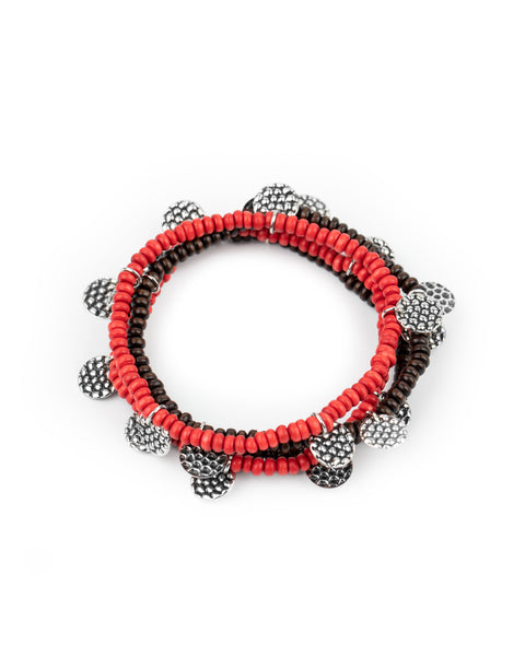 WOODnt Count It ~ Red Bracelet